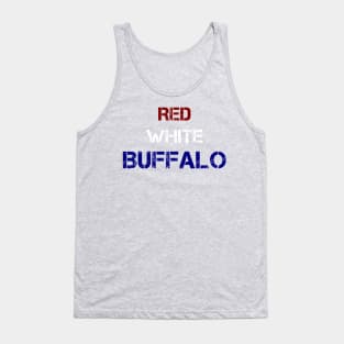 Red white and Buffalo Tank Top